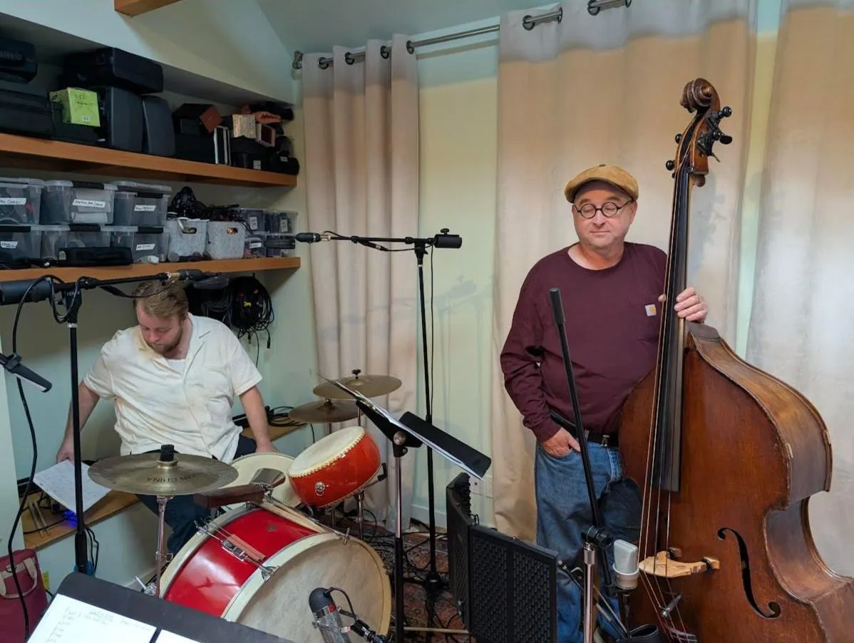 Clint Baker band session at the Hummingbird Hut, Oakland, CA